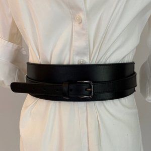 BCBG MaxAzria Wide Waist Wrap Belt